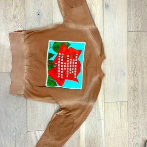 Boys Lie “From this perspective” Crewneck Brown Size